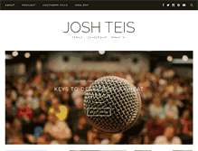 Tablet Screenshot of joshteis.com